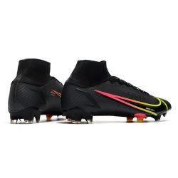 Nike Mercurial Superfly 8 Elite FG Negro x Prisma - Negro Amarillo Rojo_4.jpg